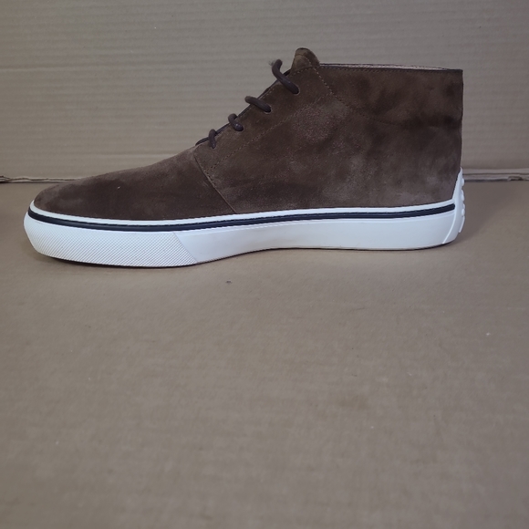 Tod's Suede Brown Desert Boot Sneaker  Casual Men Sz 12 - Picture 13 of 16